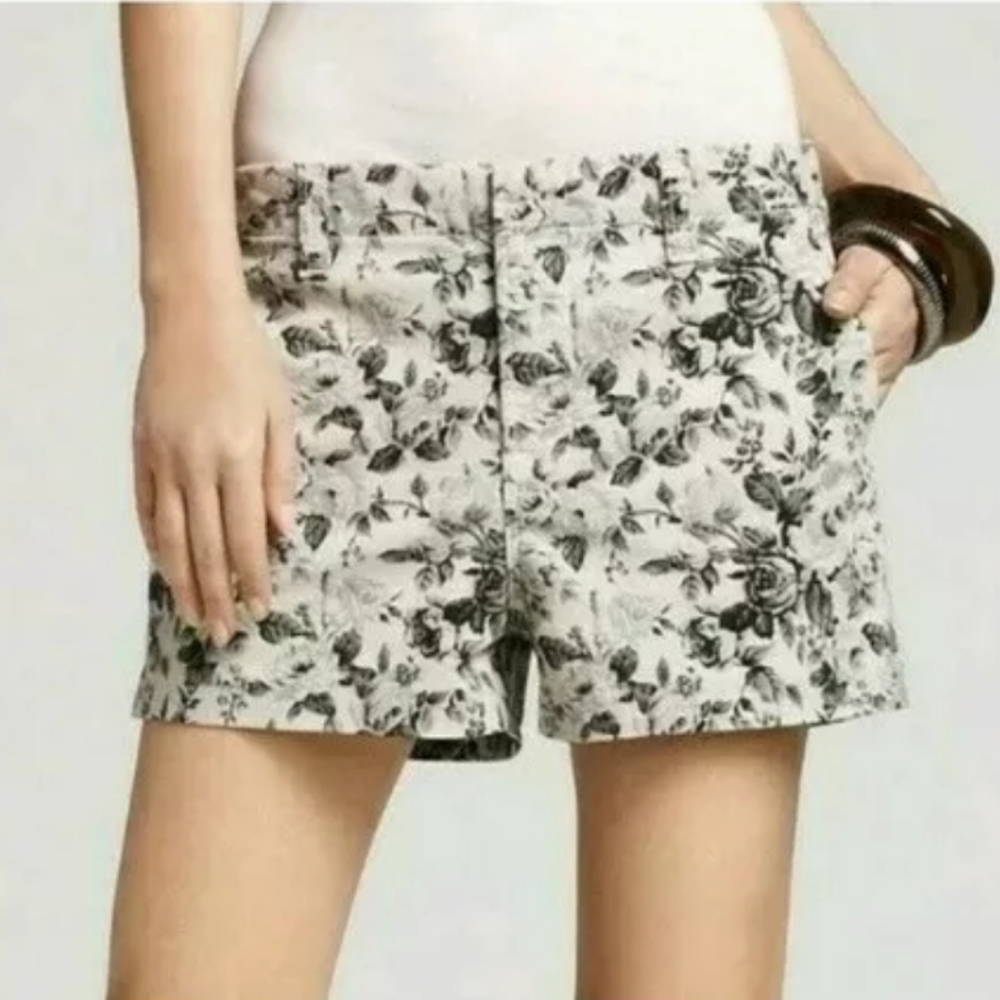 J Brand Lola High Rise Floral Shorts Size 25